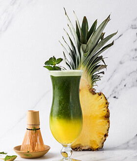 Outshine® Iced Pineapple Mint Matcha | IceCream.com Recipes