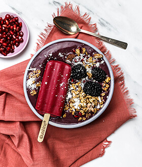 Outshine pomegranate acai bowl