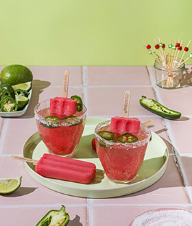 Outshine spicy watermelon frozen margaritas